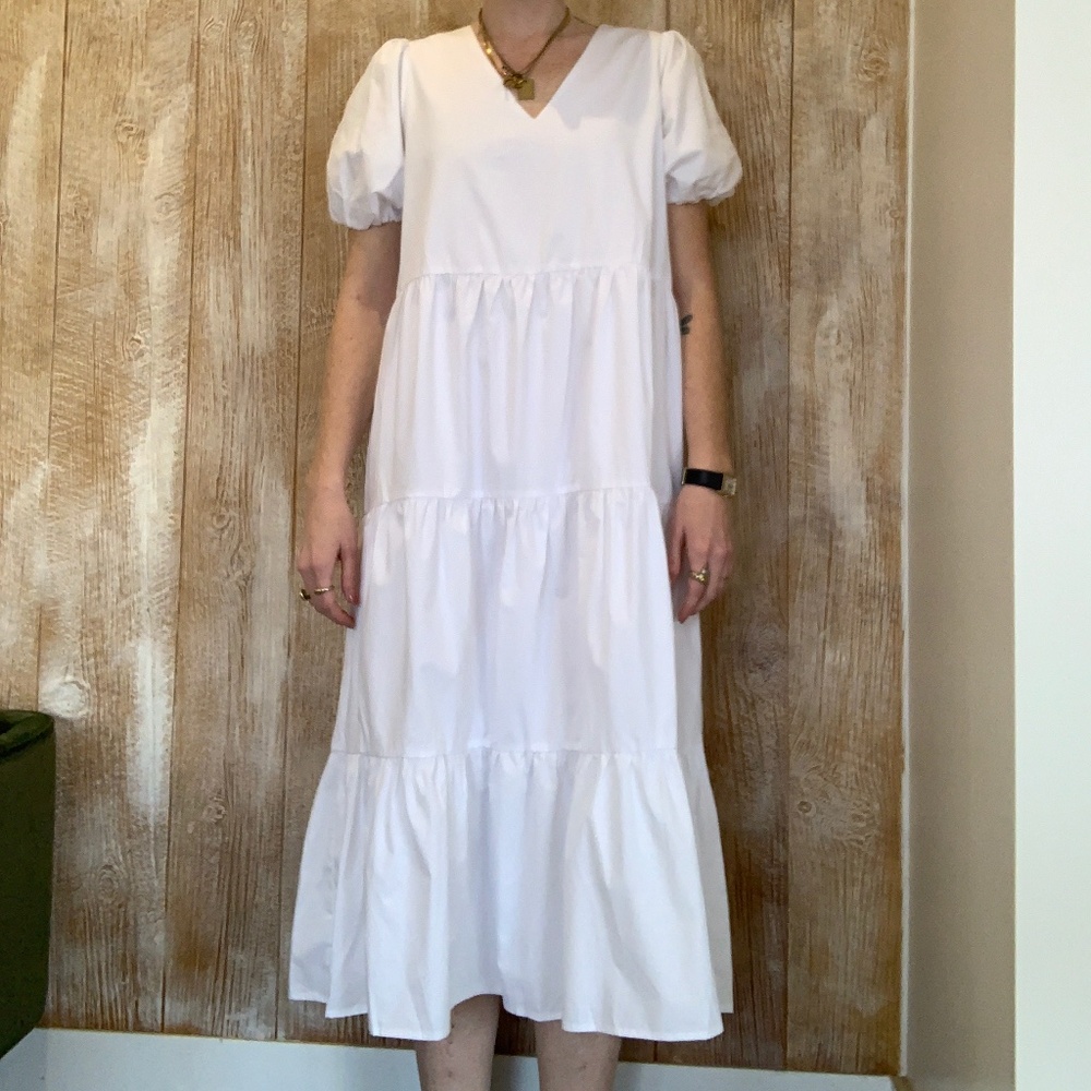 Tiered Midi Dress